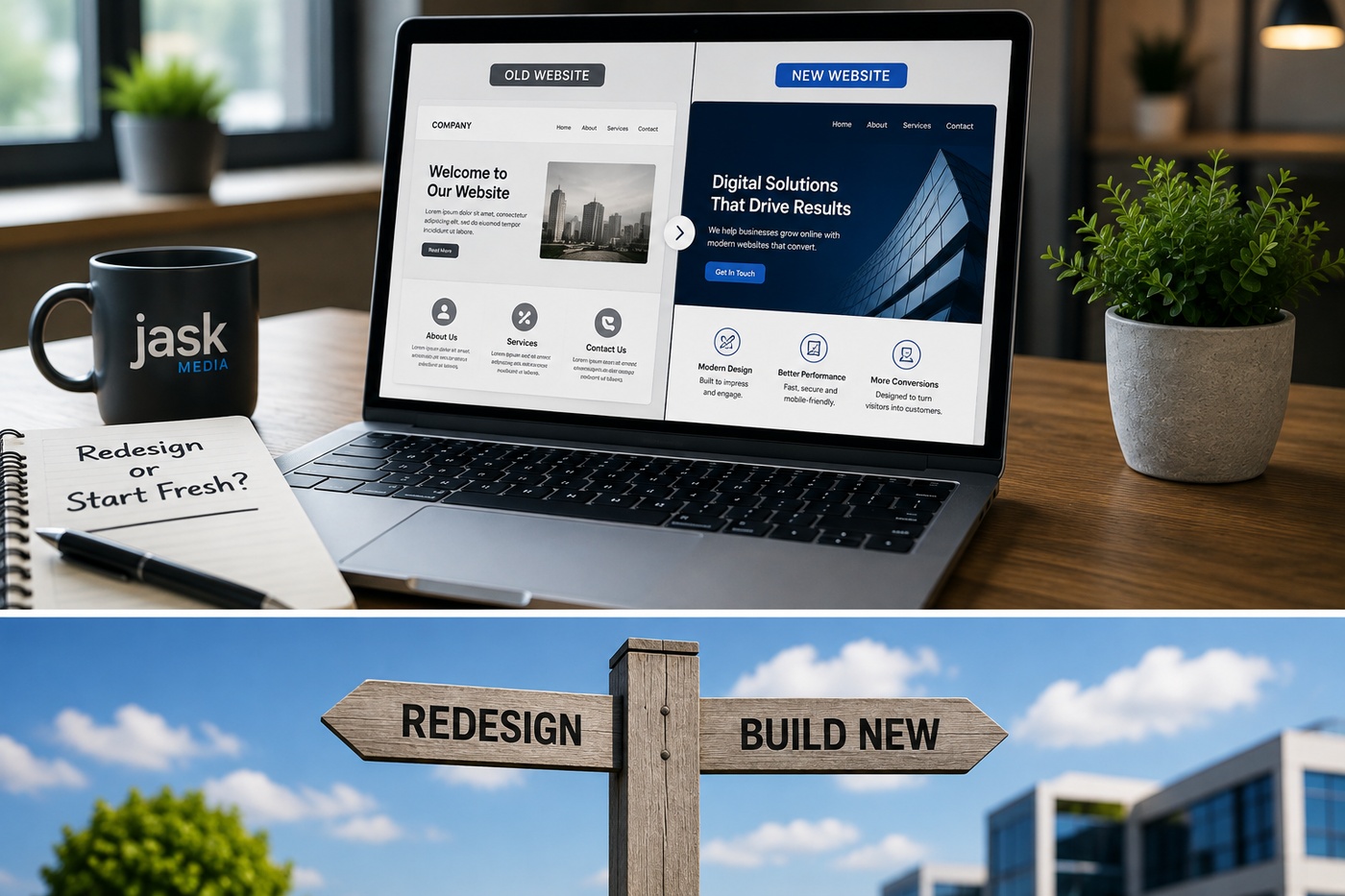 Should I Redesign My Existing Website or Build a New One?